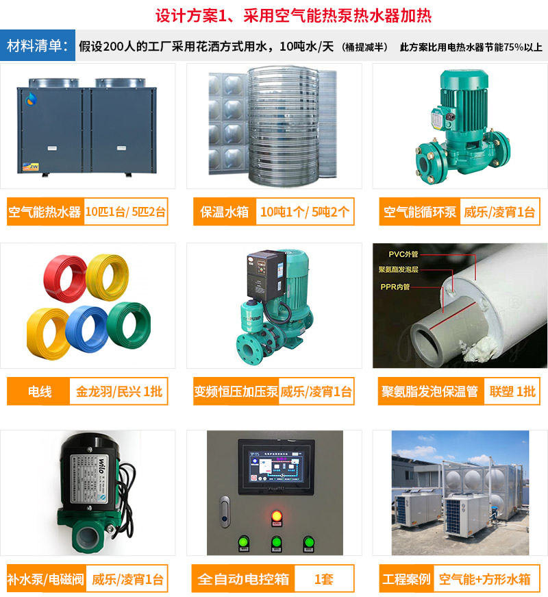 空氣能熱水工程